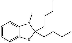 Benzothiazole, 2,2-dibutyl-2,3-dihydro-3-methyl- (9CI) Structure