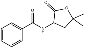 N-(5,5-Dimethyl-2-oxotetrahydrofuran-3-yl)benzamide,58178-41-9,结构式