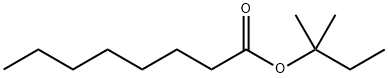 Octanoic acid, 1,1-diMethylpropyl ester 化学構造式