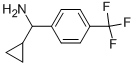 1-CYCLOPROPYL-1-(4-TRIFLUOROMETHYLPHENYL)METHYLAMINE Structure