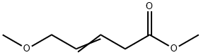 3-Pentenoic acid, 5-methoxy-, methyl ester 结构式