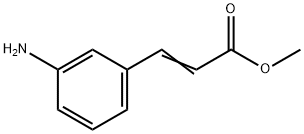 (E)-3-(3-胺苯基)丙烯酸乙酯,58186-45-1,结构式