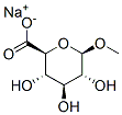 1-O-メチル-Β-D-グルクロン酸, ナトリウム塩 化学構造式