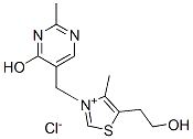 5-(2-hydroxyethyl)-3-(4-hydroxy-2-methylpyrimidin-5-ylmethyl)-4-methylthiazolium chloride Structure