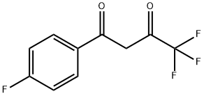 3-(4-フルオロベンゾイル)-1,1,1-トリフルオロアセトン 化学構造式