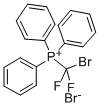 (BROMODIFLUOROMETHYL)TRIPHENYLPHOSPHONIUM BROMIDE Structure