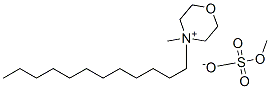 4-dodecyl-4-methylmorpholinium methyl sulphate 结构式