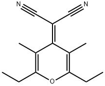 Propanedinitrile, (2,6-diethyl-3,5-dimethyl-4H-pyran-4-ylidene)- (9CI)|