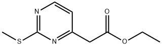 ETHYL2-METHYLTHIO-4-PYRIMIDIN-ACETATE|2-甲硫基-嘧啶-4-乙酸乙酯
