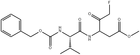 Z-VAL-DL-ASP(OME)-FLUOROMETHYLKETONE 结构式