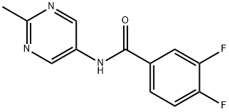 Benzamide, 3,4-difluoro-N-(2-methyl-5-pyrimidinyl)- (9CI) Structure
