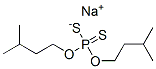 ジチオりん酸O,O-ジイソペンチルS-ナトリウム 化学構造式