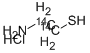 CYSTEAMINE HYDROCHLORIDE, [1,2-14C] Struktur