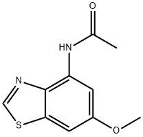 Acetamide, N-(6-methoxy-4-benzothiazolyl)- (9CI) Structure