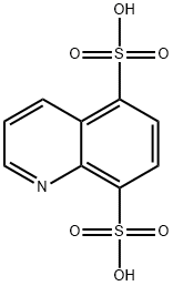 5,8-Quinolinedisulfonic  acid Structure