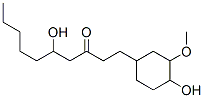 5-hydroxy-1-(4-hydroxy-3-methoxy-cyclohexyl)decan-3-one Structure