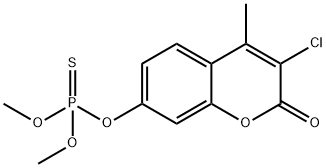 3-CHLORO-7-DIMETHOXYTHIOPHOSPHORYLOXY-4-METHYL COURMAIN 结构式