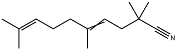 2,2,5,9-tetramethyl-4,8-decadienenitrile Structure