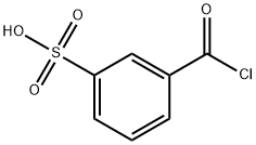 m-(chlorocarbonyl)benzenesulphonic acid,58261-80-6,结构式