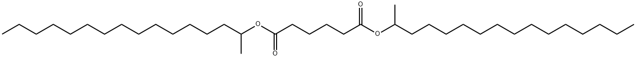bis(1-methylpentadecyl) adipate Struktur