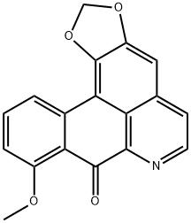 9-Methoxy-8H-benzo[g]-1,3-benzodioxolo[6,5,4-de]quinolin-8-one Structure