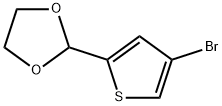 2-(4-溴噻吩)-1,3-二氧戊环,58267-85-9,结构式