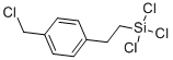 ((CHLOROMETHYL)PHENYLETHYL)TRICHLOROSILANE Structure