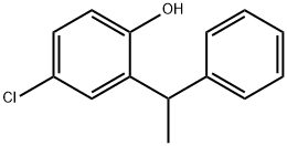dl-4-chloro-2-(alpha-methylbenzyl)phenol Structure