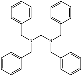 N,N,N',N'-TETRABENZYLMETHANEDIAMINE Structure