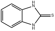 2-メルカプトベンゾイミダゾール 化学構造式