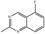 Quinazoline, 5-fluoro-2-methyl- (9CI) 化学構造式