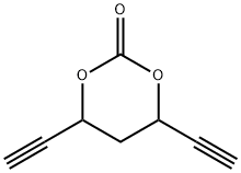 1,3-Dioxan-2-one, 4,6-diethynyl- (9CI) Structure