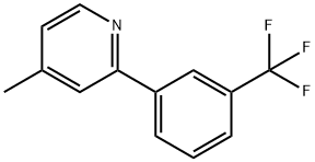 4-METHYL-2-(3-TRIFLUOROMETHYL-PHENYL)-PYRIDINE Structure