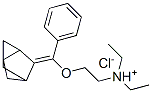 N,N-ジエチル-2-[フェニル[トリシクロ[2.2.1.02,6]ヘプタン-3-イリデン]メトキシ]エタンアミン・塩酸塩 化学構造式