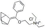 diethyl[2-(phenyltricyclo[2.2.1.02,6]heptylidenemethoxy)ethyl]ammonium chloride ,58313-75-0,结构式