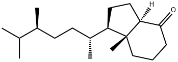 (1R,3aR,7aR)-1-((2R,5S)-5,6-diMethylheptan-2-yl)-7a-Methylhexahydro-1H-inden-4(2H)-one Structure
