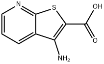 3-AMINOTHIENO[2,3-B]PYRIDINE-2-CARBOXYLIC ACID Structure