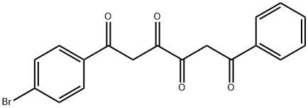 1-(4-Bromophenyl)-6-phenyl-1,3,4,6-hexanetetrone 结构式