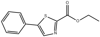 5-苯基-2-噻唑羧酸乙酯,58333-72-5,结构式