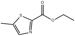 5-メチル-1,3-チアゾール-2-カルボン酸エチル 化学構造式