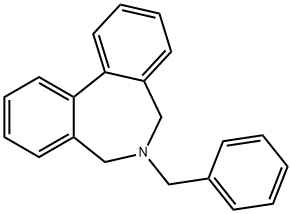 6-ベンジル-6,7-ジヒドロ-5H-ジベンゾ[c,e]アゼピン 化学構造式