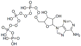 [[[[5-(6-aminopurin-9-yl)-3,4-dihydroxy-oxolan-2-yl]methoxy-hydroxy-phosphoryl]oxy-hydroxy-phosphoryl]oxy-hydroxy-phosphoryl]oxyphosphonic acid Structure