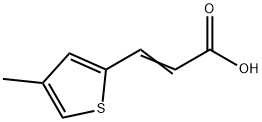 3-(4-Methyl-thiophen-2-yl)-acrylic acid Struktur