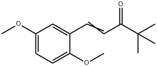 1-(2,5-Dimethoxyphenyl)-4,4-dimethyl-1-penten-3-one,58344-30-2,结构式