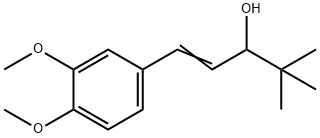 1-(3,4-Dimethoxyphenyl)-4,4-dimethyl-1-penten-3-ol Structure