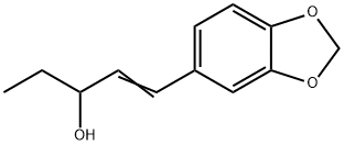 1-(3,4-Methylenedioxyphenyl)-1-penten-3-ol,58344-84-6,结构式