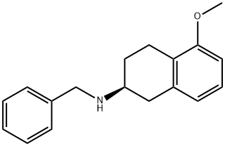 (S)-5-methoxy-1,2,3,4-tetrahydro-N-(phenylmethyl)- 2-Naphthalenamine (Rotigotine) Structure