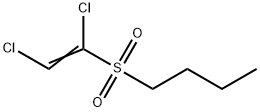 1-ブタンスルホン酸1,2-ジクロロエテニル 化学構造式
