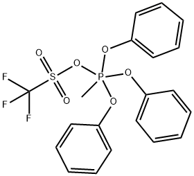 METHYLTRIPHENOXYPHOSPHONIUM TRIFLUOROMETHANESULFONATE,58373-29-8,结构式