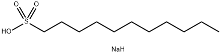 十一烷基磺酸钠,5838-34-6,结构式
